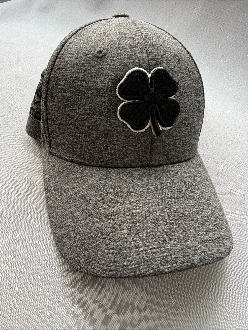 Black Clover x Topgolf Live Lucky Gray/Black L/XL Polyester Golf Hat Embroidered